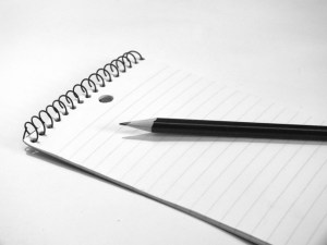 pencil_on_lined_paper_1_bw_FreeTiiuPix_com